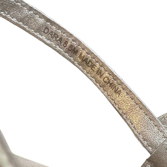 NWT Sam Edelman Heels - Metallic Gold Strappy Shoes - 8.5 - Picture 10 of 11